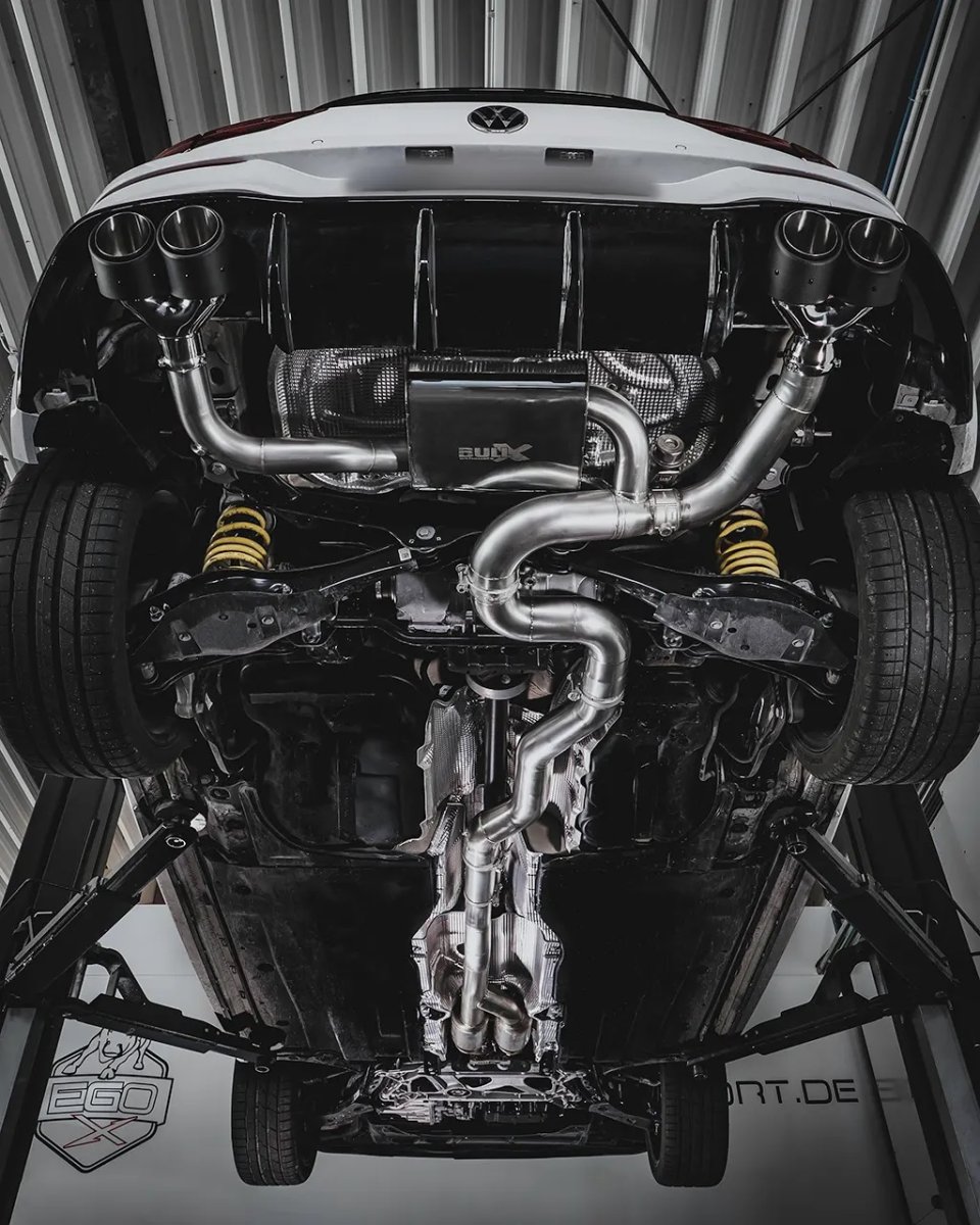 EGO-X Abgasanlage 3,5" VW Golf 8 R 320/333PS (ab 96dB)